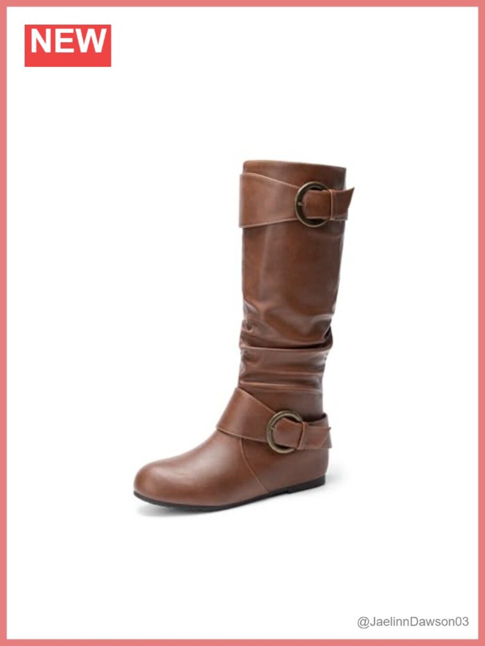 Knee High Low Hidden Wedge Boots Faux Fur Lined Side Zip Winter